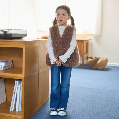 【蓬鬆柔軟】毛絨馬甲