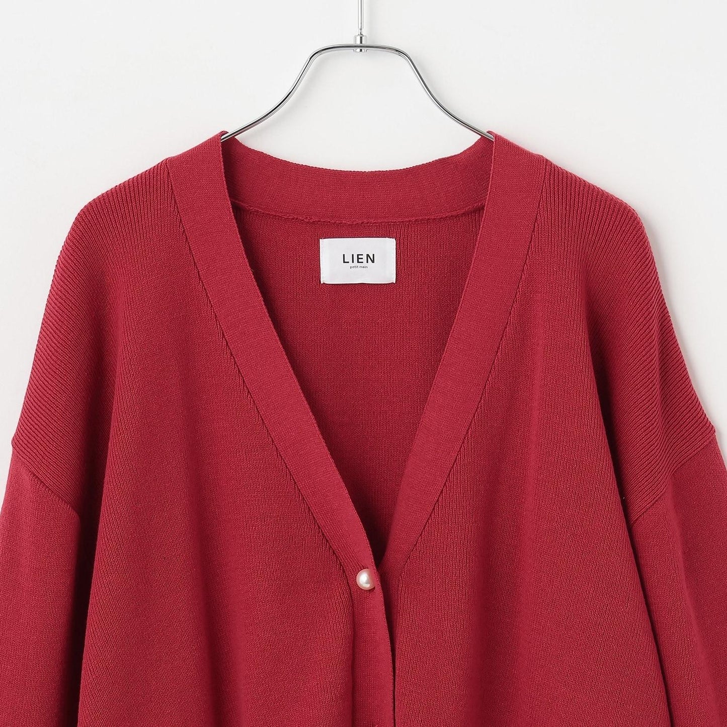 珍珠紐釦針織開衫