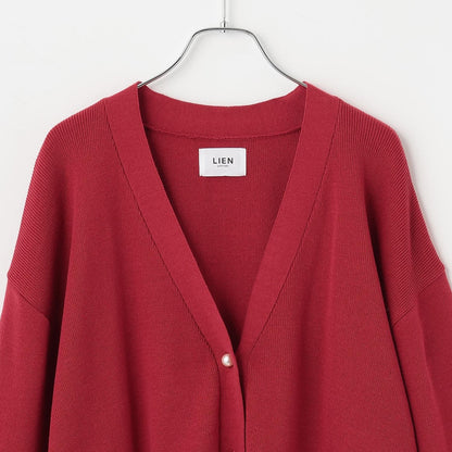 珍珠紐釦針織開衫