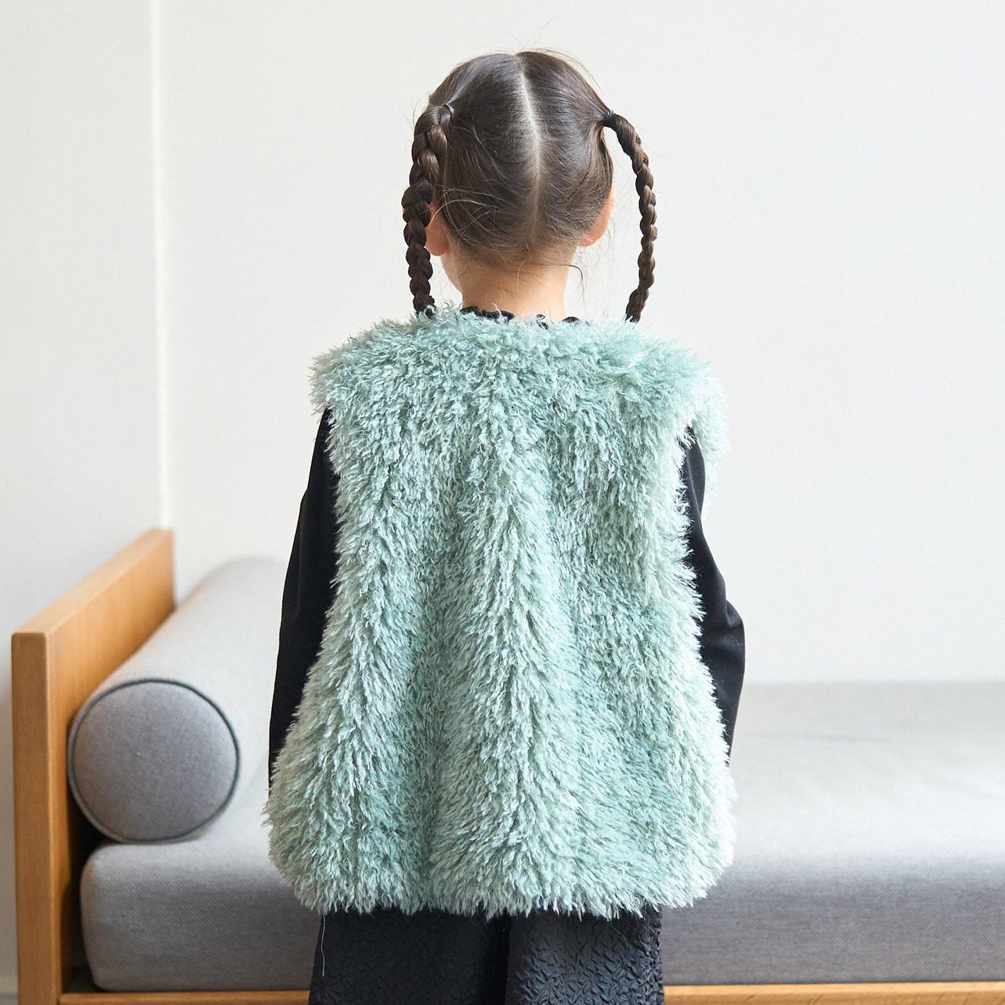 【蓬鬆柔軟】毛絨馬甲