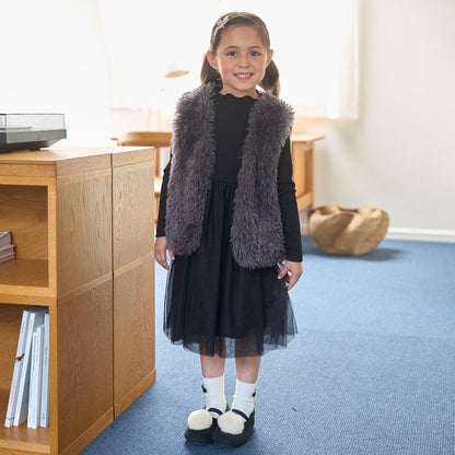 【蓬鬆柔軟】毛絨馬甲