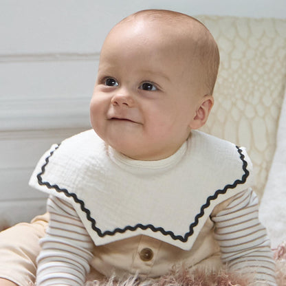 【防水】帶條紋星星圍兜