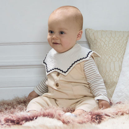 【防水】帶條紋星星圍兜