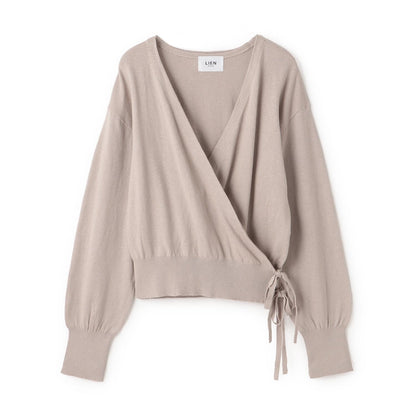 【芭蕾/連結】針織裹身上衣