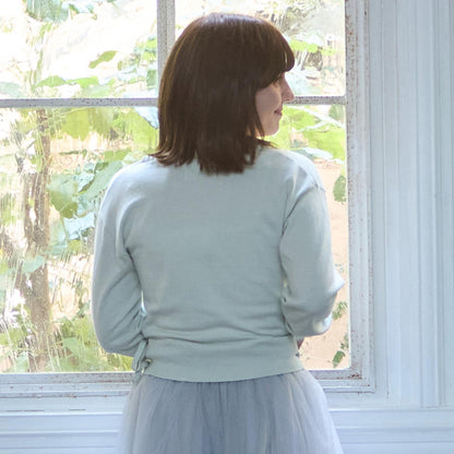 【芭蕾/連結】針織裹身上衣