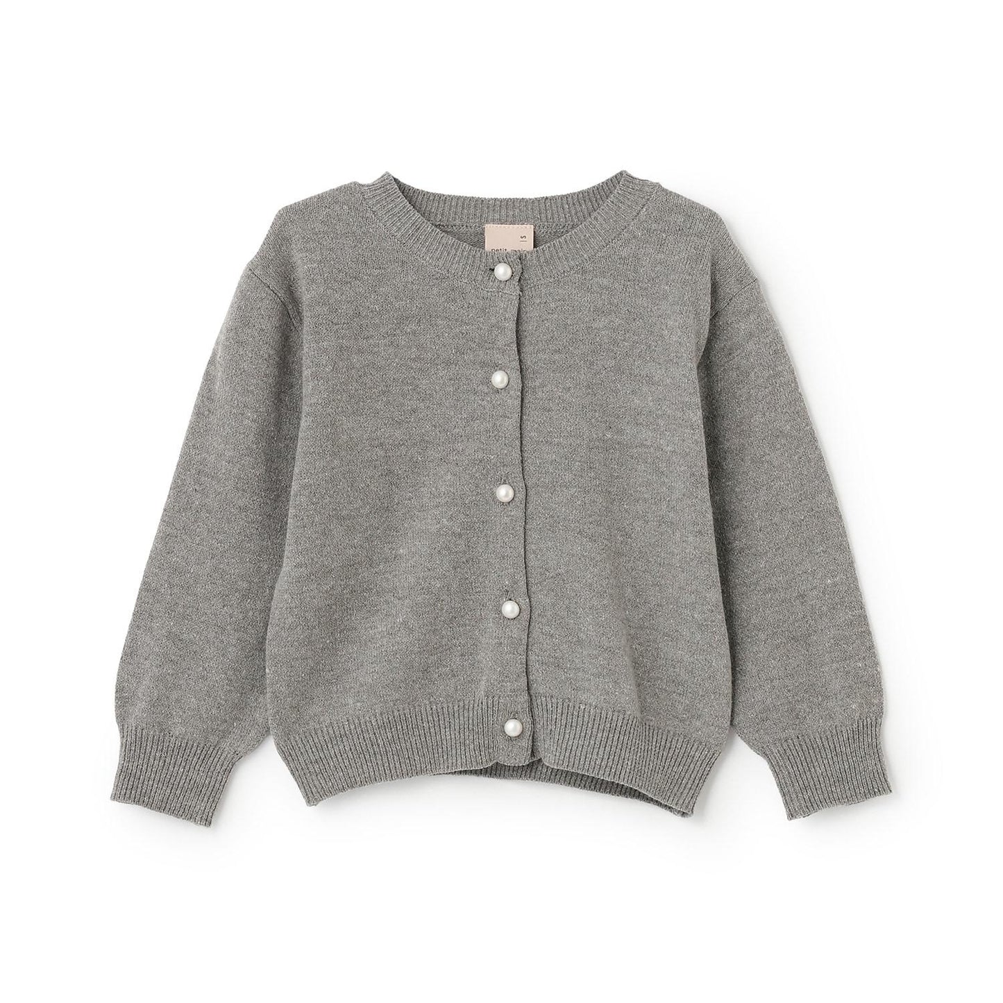 珍珠紐釦針織開衫