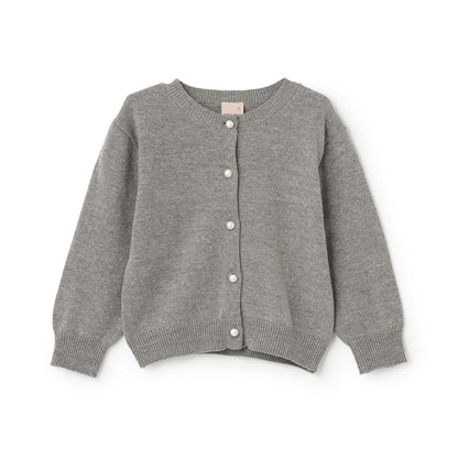 珍珠紐釦針織開衫