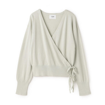 【芭蕾/連結】針織裹身上衣