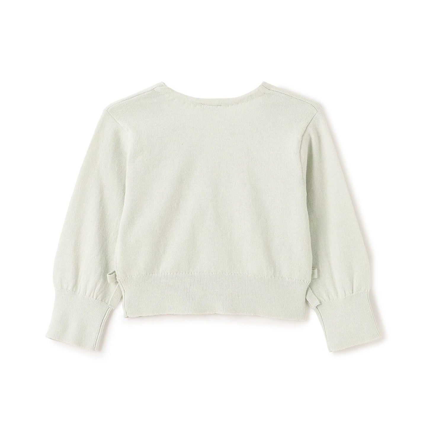 芭蕾風針織交叉開衫