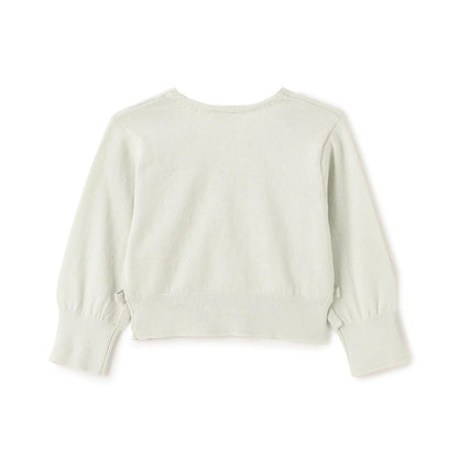 芭蕾風針織交叉開衫