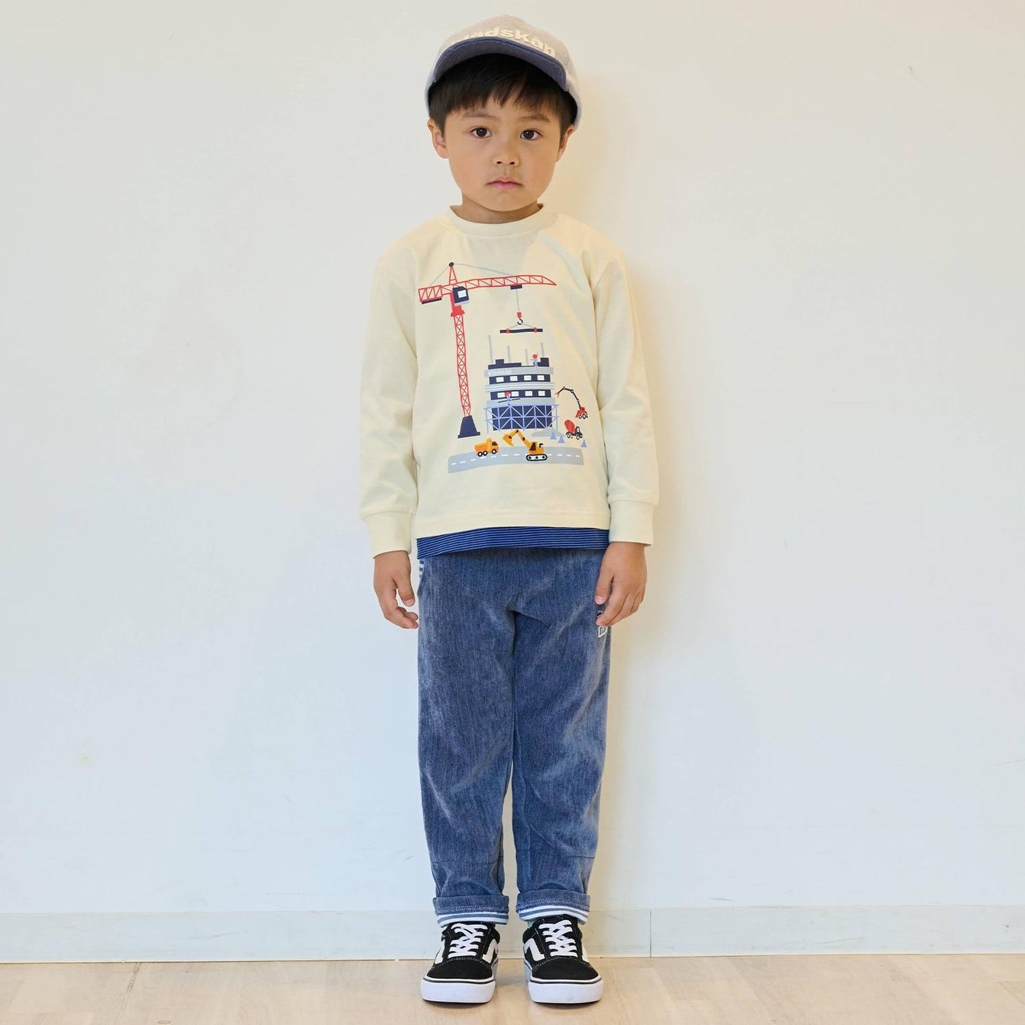 恐龍刺繡長款錐形褲