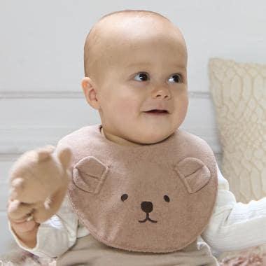 【防水】動物圖案圍兜