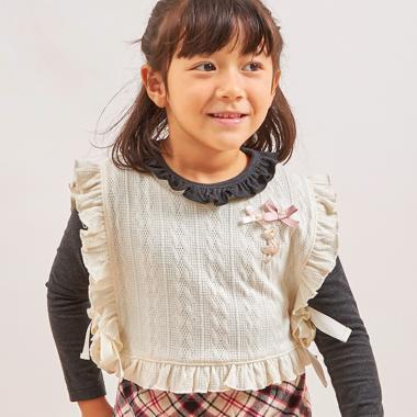 麻花紋提花背心