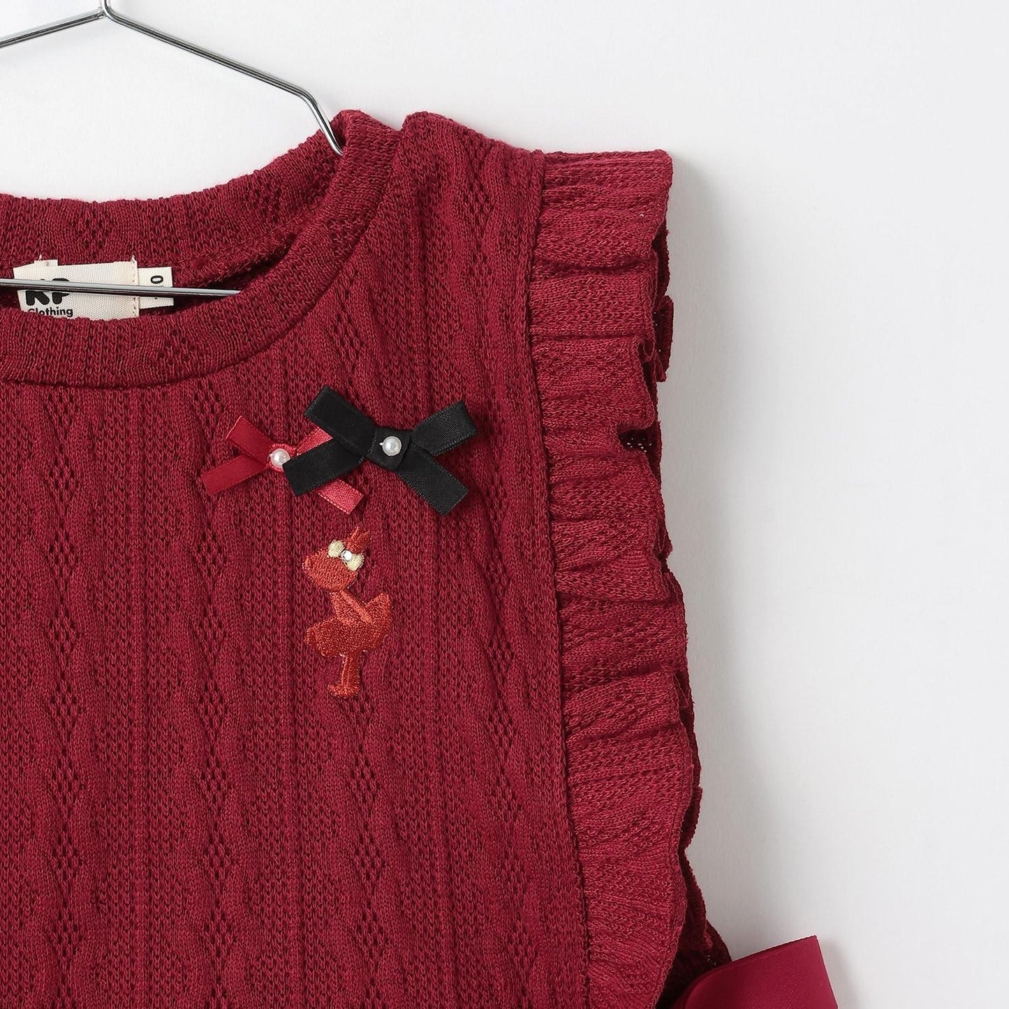 麻花紋提花背心