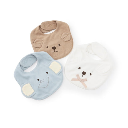 【防水】動物圖案圍兜