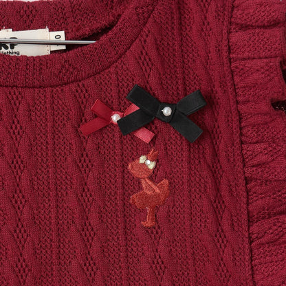 麻花紋提花背心