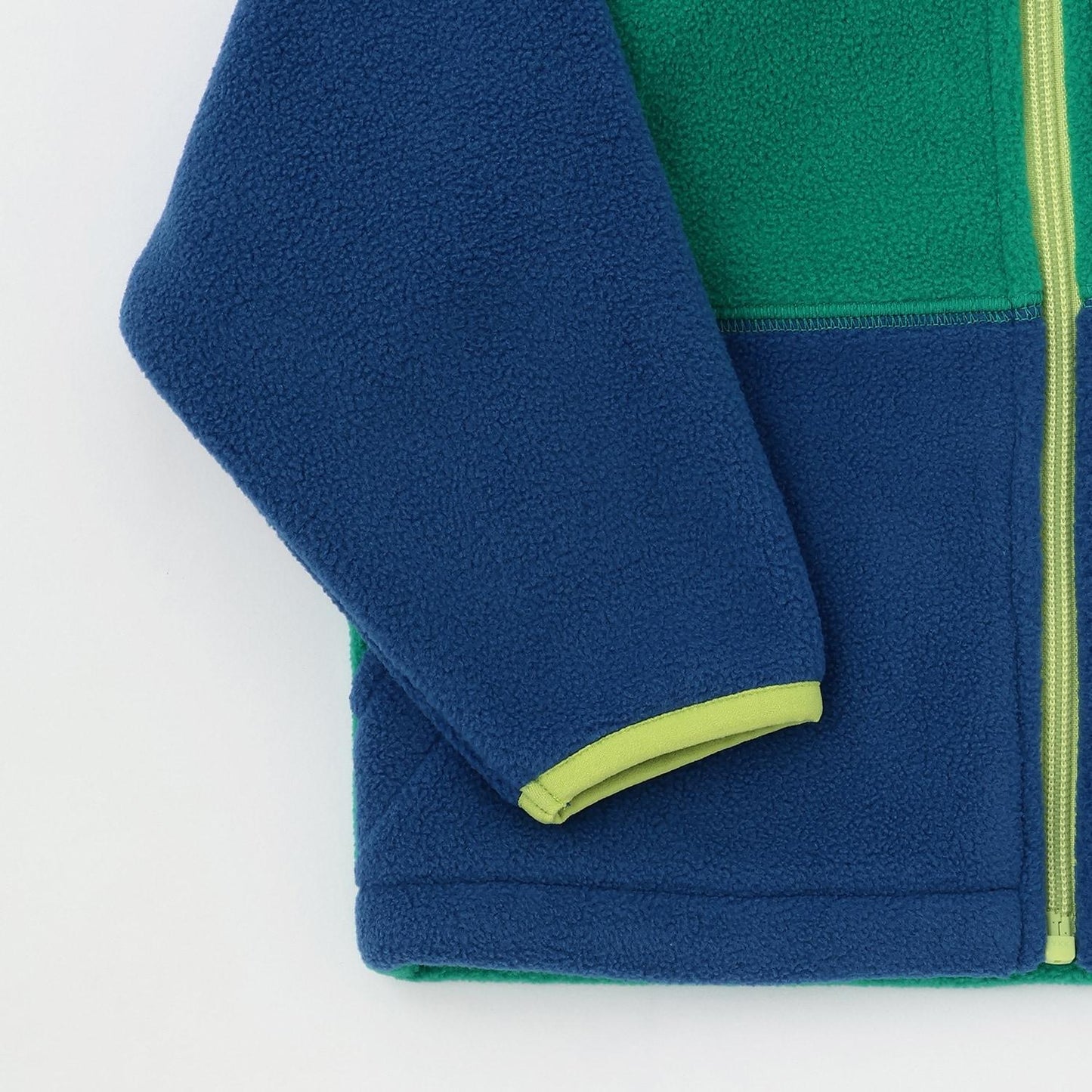 恐龍拼接三用抓絨連帽衫