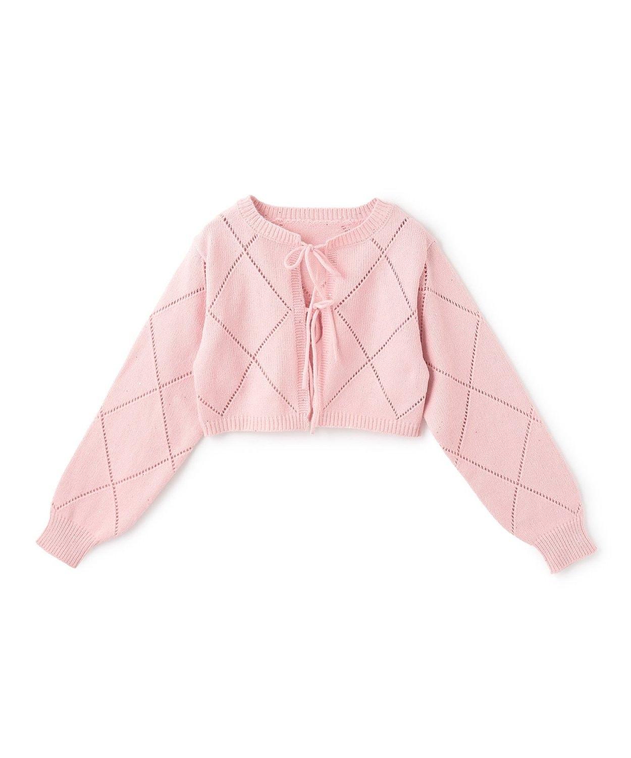 2WAY亮片針織開衫【韓國時尚】