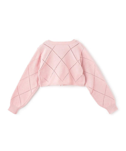 2WAY亮片針織開衫【韓國時尚】