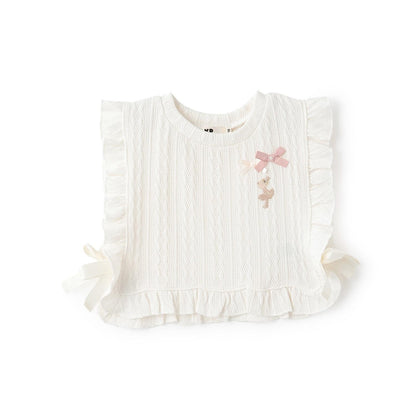 麻花紋提花背心