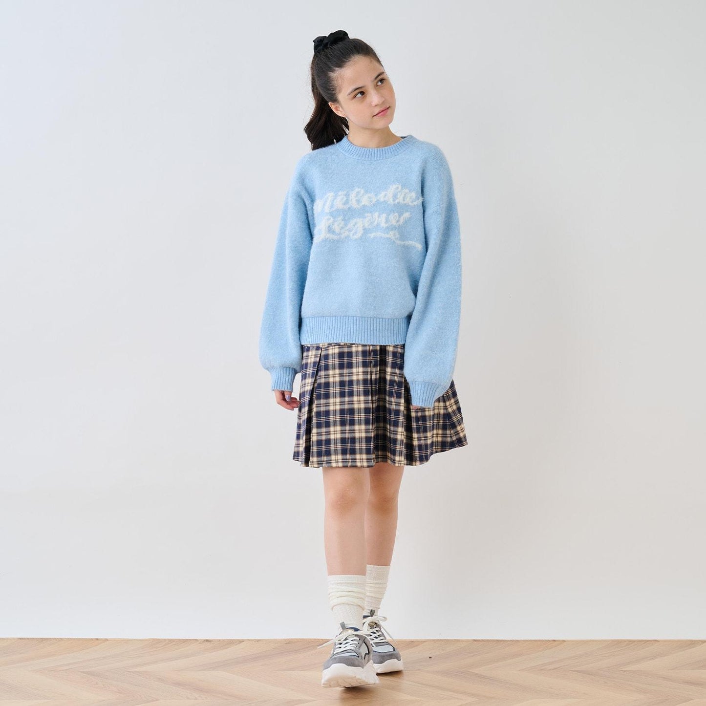 【130cm可選】Logo提花針織套頭衫