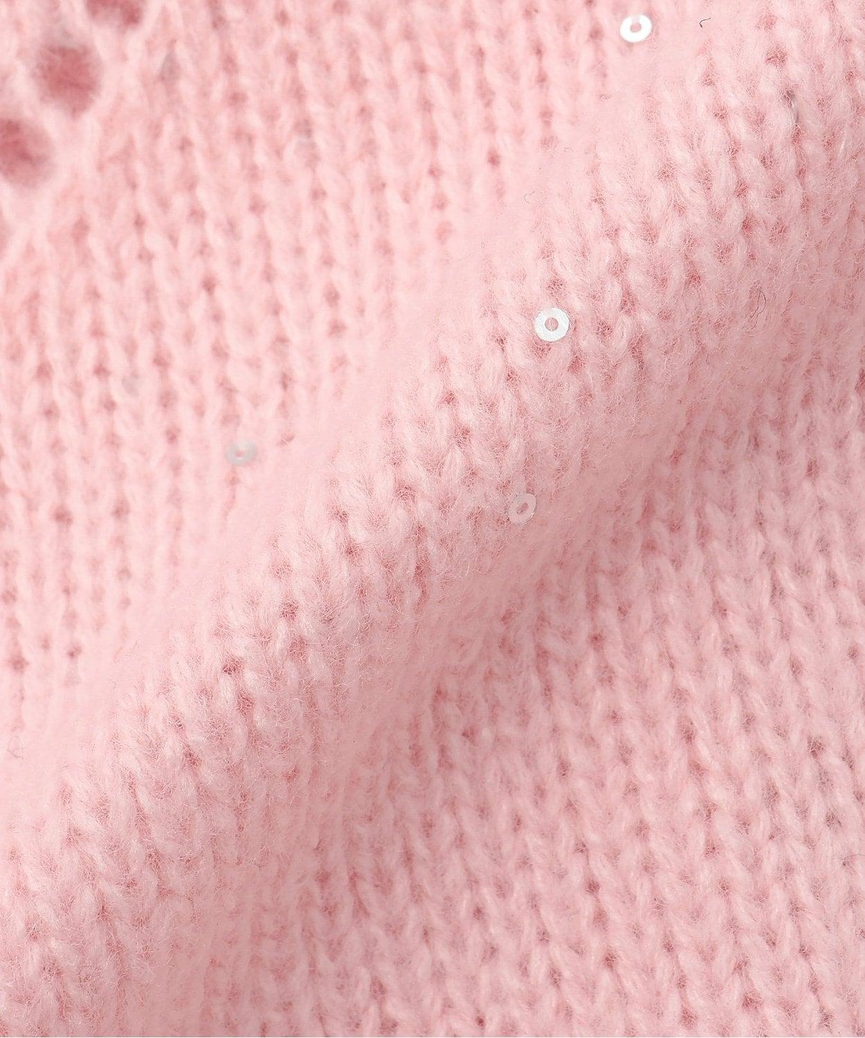 2WAY亮片針織開衫【韓國時尚】