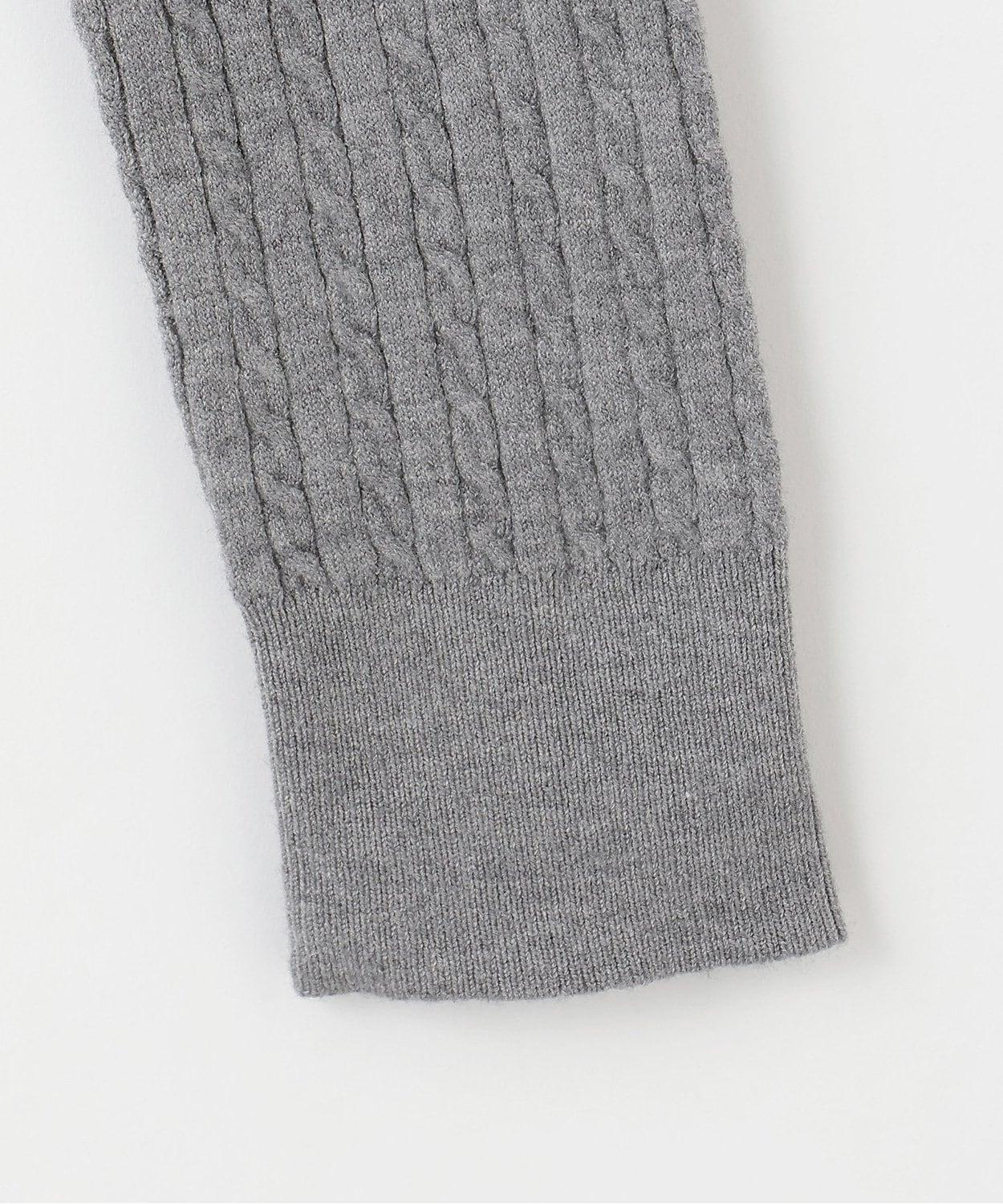 愛心紐扣麻花針織開衫【韓國時尚】