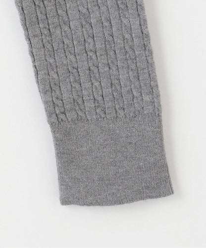 愛心紐扣麻花針織開衫【韓國時尚】