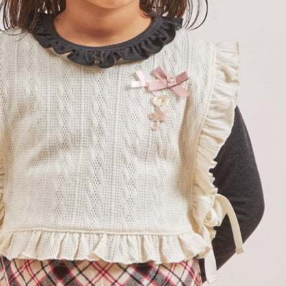 麻花紋提花背心