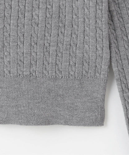 愛心紐扣麻花針織開衫【韓國時尚】