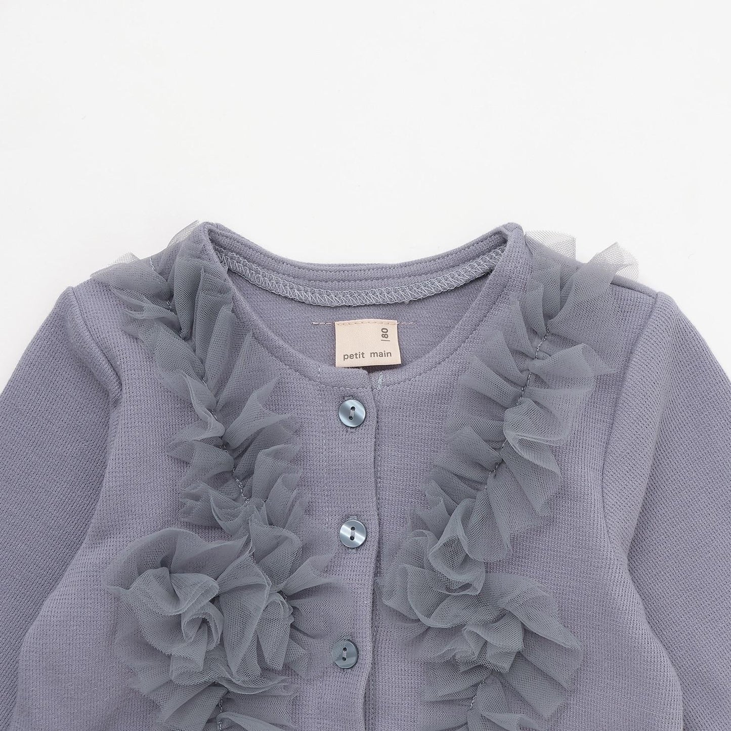 【リンク】網紗荷葉邊開衫