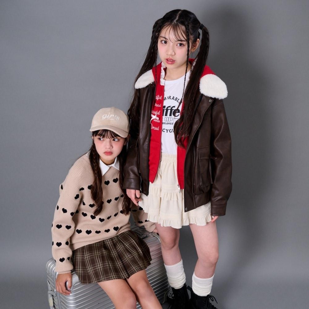 愛心邊飾針織衫