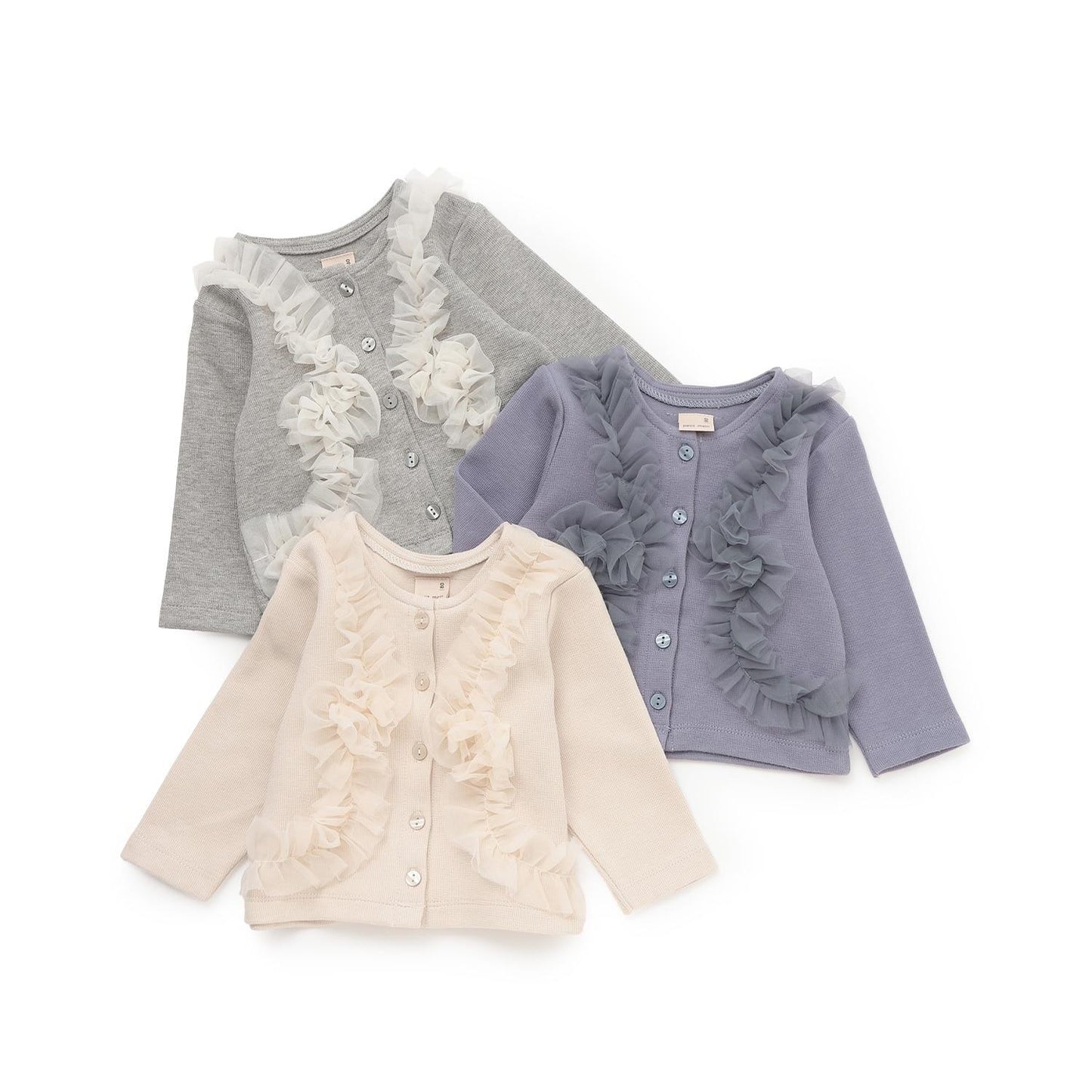 【リンク】網紗荷葉邊開衫