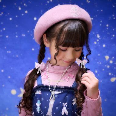 單點logo刺繡巴斯克貝雷帽