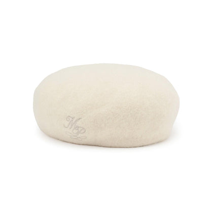 單點logo刺繡巴斯克貝雷帽