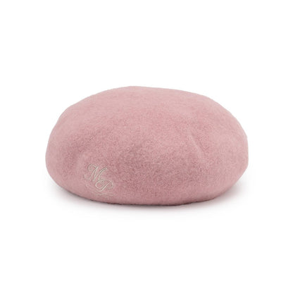 單點logo刺繡巴斯克貝雷帽