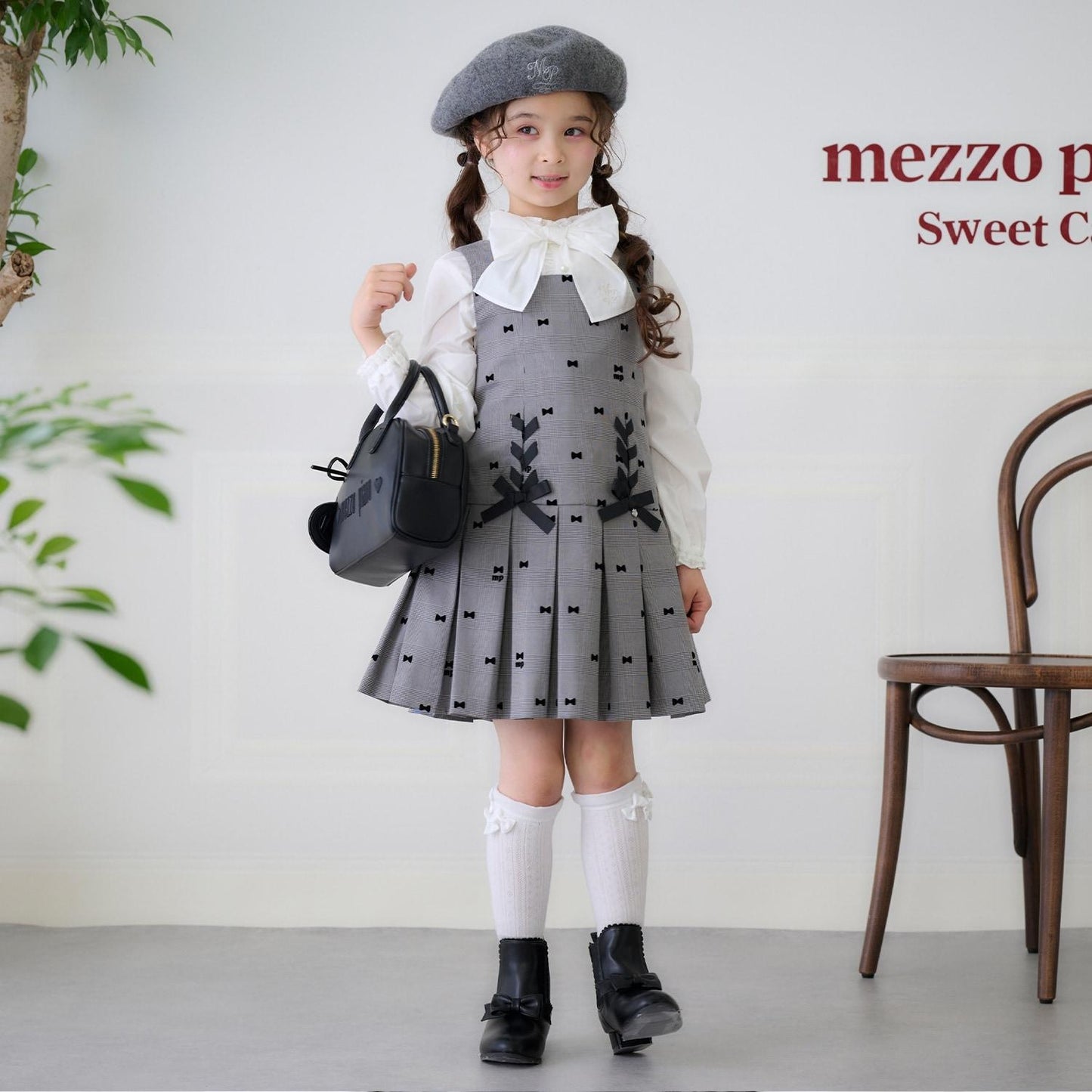 單點logo刺繡巴斯克貝雷帽