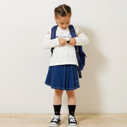 mimi醬蝴蝶結蕾絲繫帶雙肩包