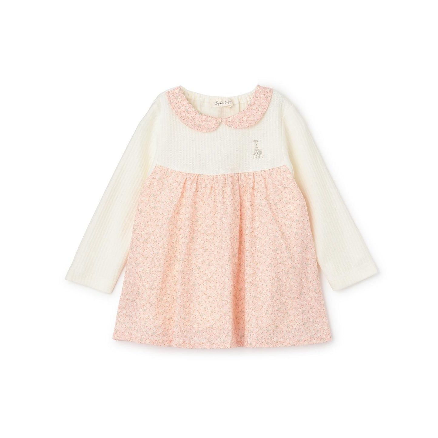 小花圖案長款上衣【日本製造】