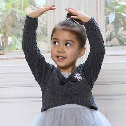 芭蕾風提花上衣