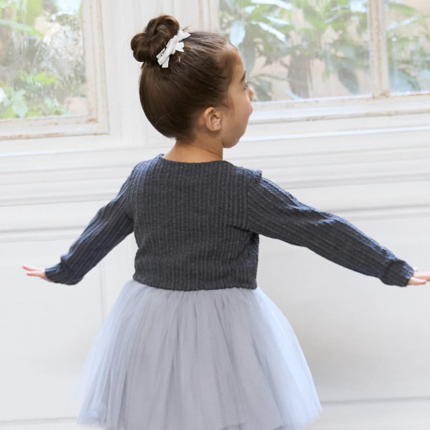 芭蕾風提花上衣