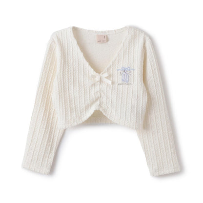 芭蕾風提花上衣