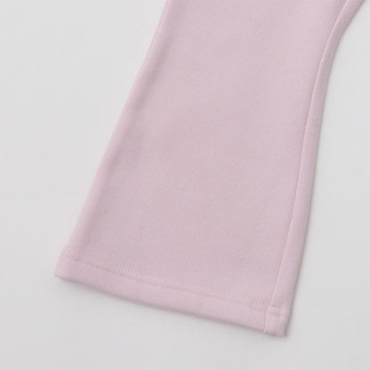 【芭蕾】荷葉邊拉鍊上衣長褲套裝