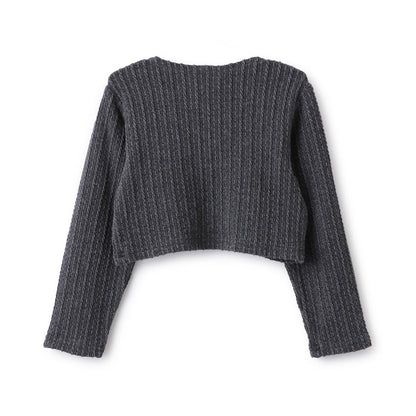 芭蕾風提花上衣