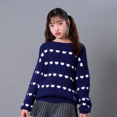 愛心邊飾針織衫