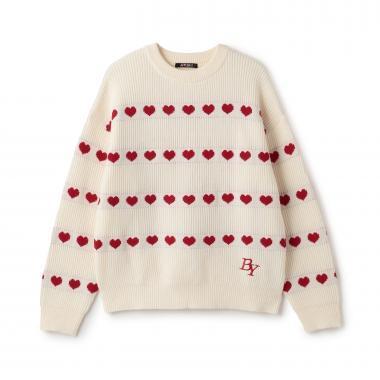 愛心邊飾針織衫
