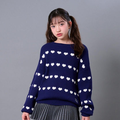 愛心邊飾針織衫