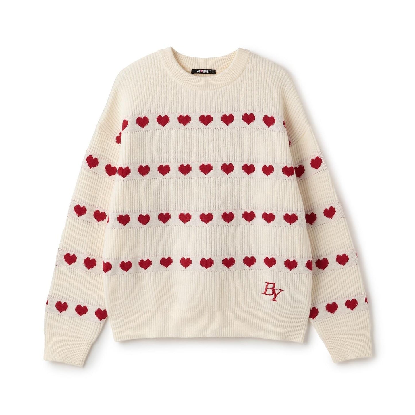 愛心邊飾針織衫