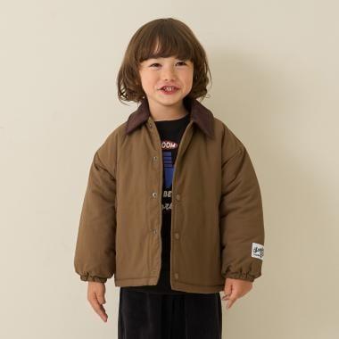 【組合自由系列】燈芯絨翻領泡泡袖夾克