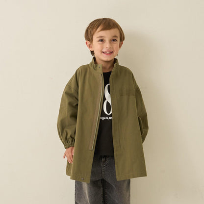 【組合自由系列】中長款派克大衣